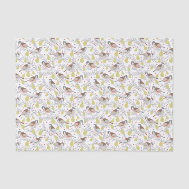 Papel De Seda Em uma árvore de pera (Frente )