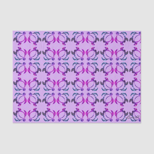 Papel De Seda Embaçamento Honu de LineA (Frente )