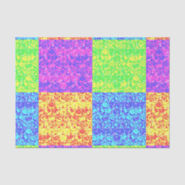 Papel De Seda Embalagem com bolhas de pop arco-íris