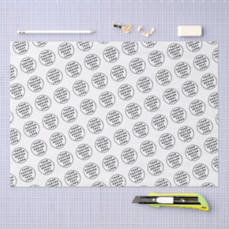 Papel De Seda Embalagem de Empresa Comercial com Logotipo Person