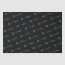 Embalagem preta do logotipo comercial de promocion