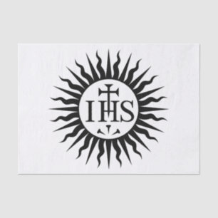 Papel De Seda Emblema da Sociedade de Jesus