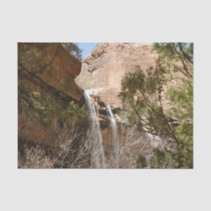 Papel De Seda Emerald Pool Falls I do Zion National Park