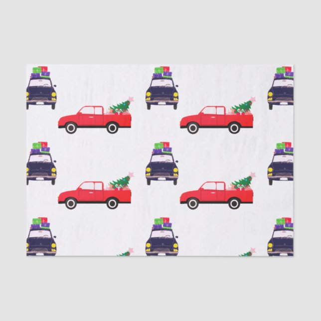 Papel De Seda Emperramento no automóvel Holiday (Frente )