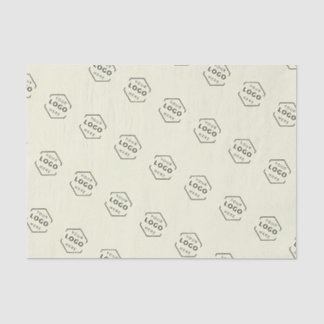 Papel De Seda Empresa de Negócios Logotipo Personalizado Bege
