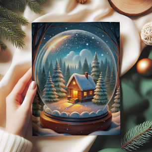 Papel de seda encantador de bola de Natal com baga