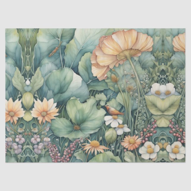 Papel De Seda Encapsulamento de Artesanato de dissociação (Frente )