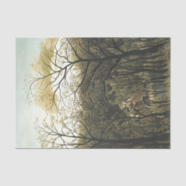 Papel De Seda Encontro na Floresta, Henri Rousseau