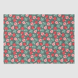 Papel De Seda Enfeites de natal Baubles Red Green