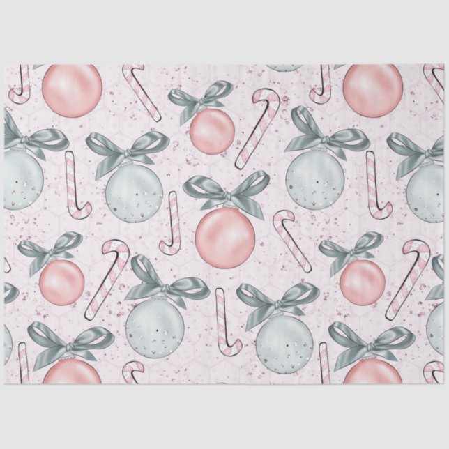 Papel De Seda Enfeites de natal de Candy Canis Arcos Natal (Frente )