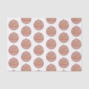 Papel De Seda Enfeites de natal Dourado rosa