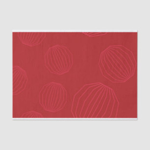 Papel De Seda Enfeites de natal simples, modernos e fluentes