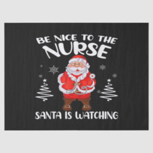 Papel De Seda Enfermeira Papai Noel