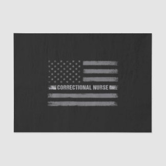 Papel De Seda Enfermeiro correcional norte-americano Flag Vintag