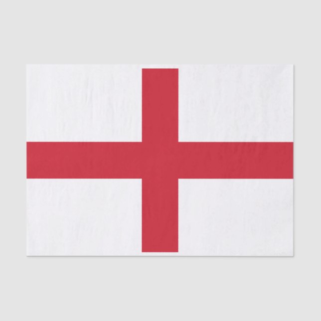 Papel De Seda England Flag (Frente )