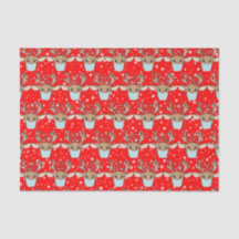 Engraçada Revista de Natal Vestindo Máscara