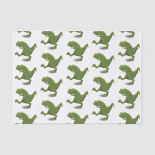 Papel De Seda Engraçado humor de desenho animado de T rex dinoss