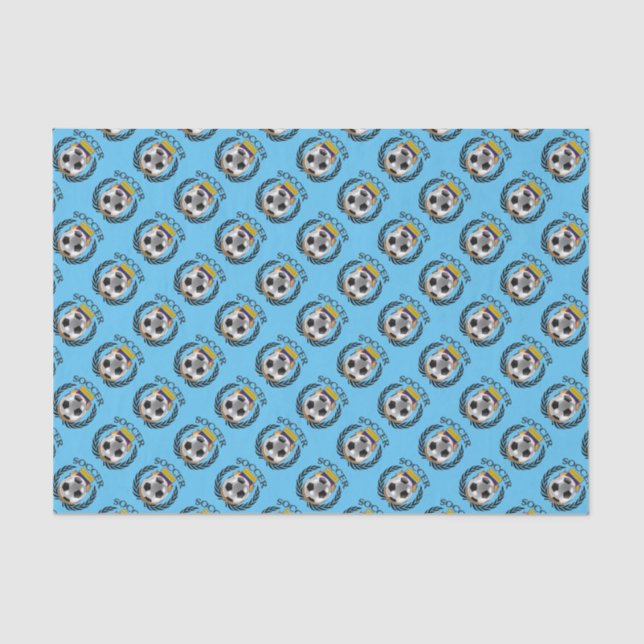 Papel De Seda Engrenagem do fã do futebol 2016 de Colômbia (Frente )