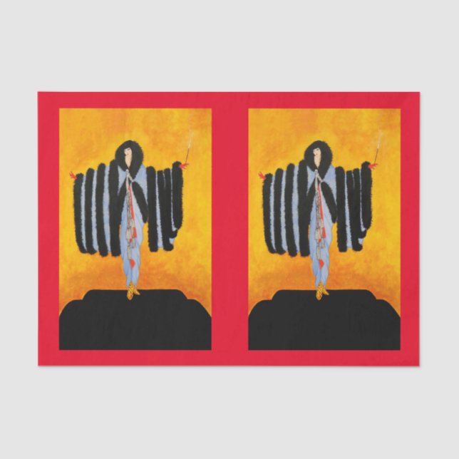 Papel De Seda Entrada Grande (Frente )