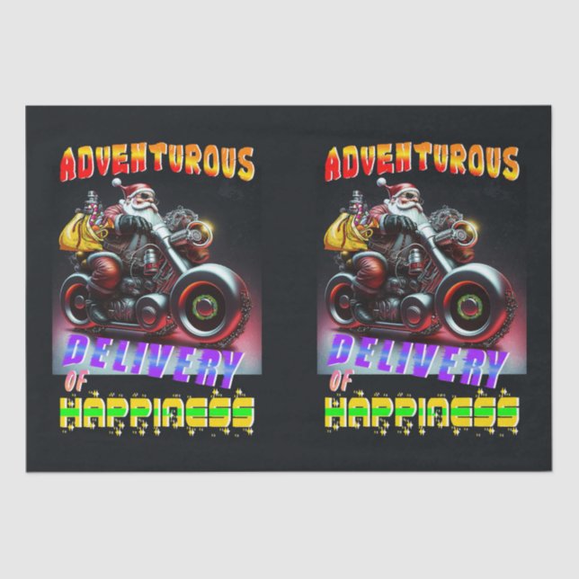 Papel De Seda Entrega Aventurada Da Felicidade (Frente )