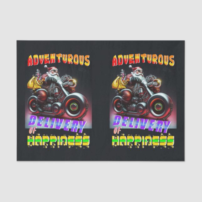 Papel De Seda Entrega Aventurada Da Felicidade (Frente )