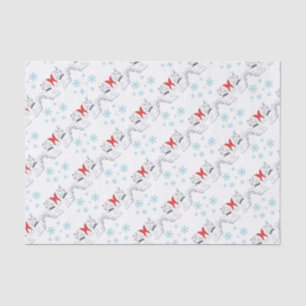 Papel De Seda Envolvimento ocidental do Natal de Terrier das