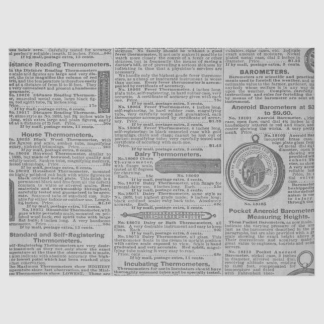 Papel De Seda Ephemera Antique Paper Series Design 21 (Frente )