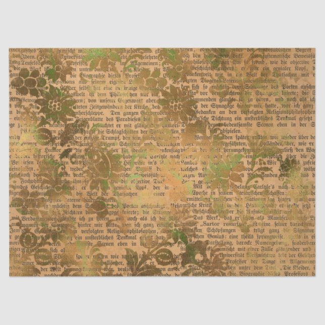 Papel De Seda Ephemera Autumn Paper Series Design 13 (Frente )