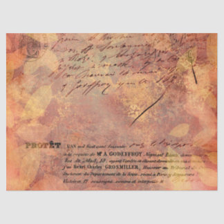 Papel De Seda Ephemera Autumn Paper Series Design 19