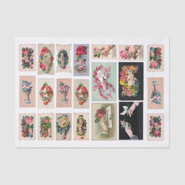 Papel De Seda Ephemera Branca Genuína (não AI) (Frente )