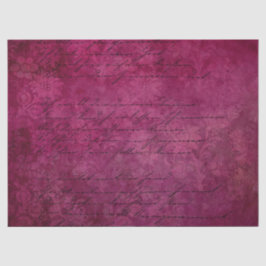 Papel De Seda Ephemera Burgundy Paper Series Design 15
