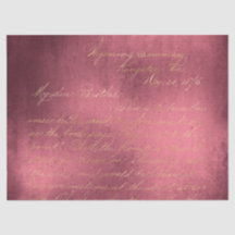 Ephemera Burgundy Paper Series Design 19