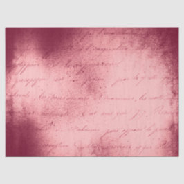 Papel De Seda Ephemera Burgundy Série Paper Design 4