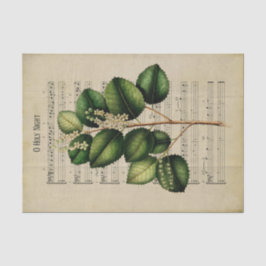 Papel De Seda Ephemera Christian Song O Santa Noite Decoupage