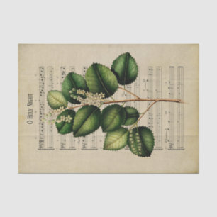 Papel De Seda Ephemera Christian Song O Santa Noite Decoupage