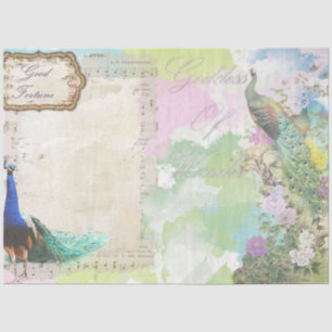 Papel De Seda Ephemera de Peacock 5