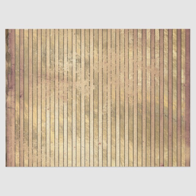 Papel De Seda Ephemera Dourado Paper Series Design 14 (Frente )