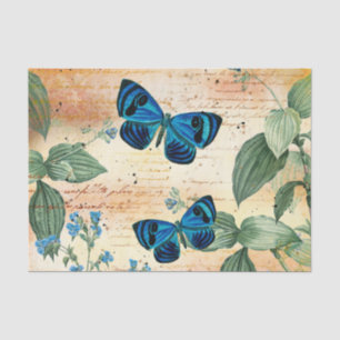 Papel De Seda Ephemera Floral Vintage