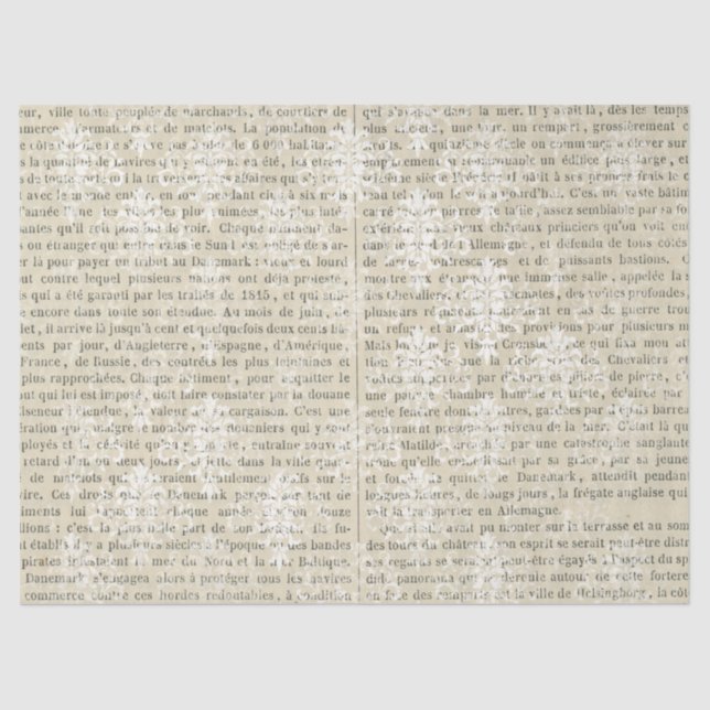 Papel De Seda Ephemera French Paper Series Design 15 (Frente )