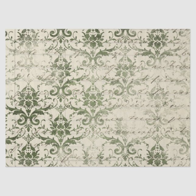 Papel De Seda Ephemera Green Paper Série Design 1 (Frente )