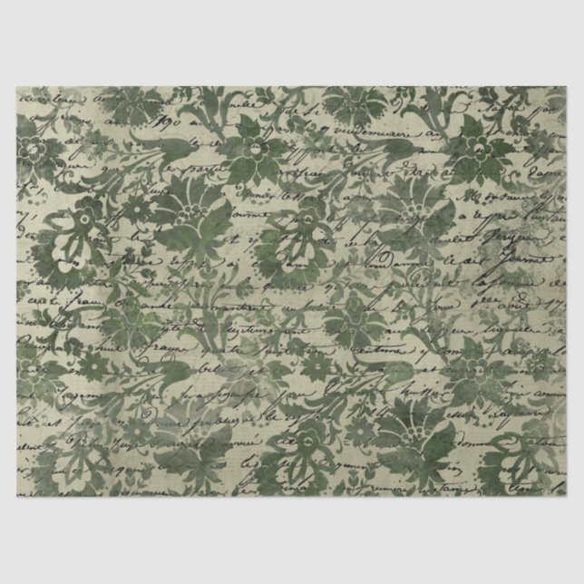 Papel De Seda Ephemera Green Paper Série Design 21 (Frente )