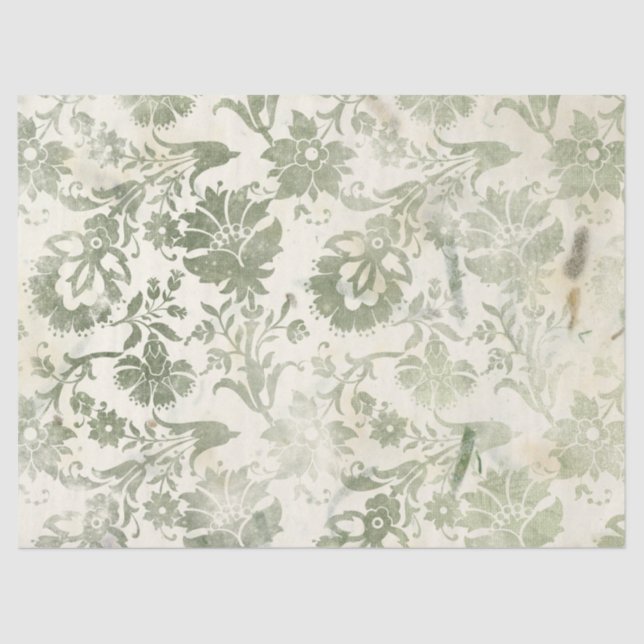 Papel De Seda Ephemera Green Paper Série Design 8 (Frente )