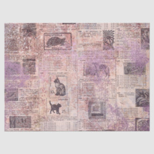 Papel De Seda Ephemera Lavendar Paper Series Design 15