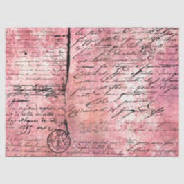 Papel De Seda Ephemera Pink Paper Series Design 16