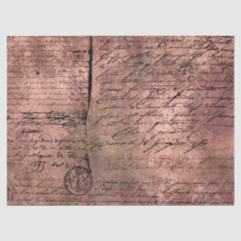 Papel De Seda Ephemera Rosa Dourado Paper Series Design 2