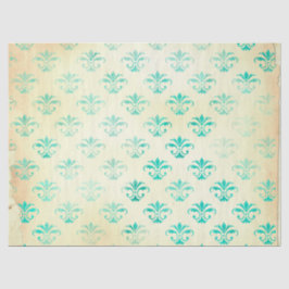 Papel De Seda Ephemera Turquoise Paper Series Design 2