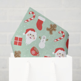 Papel De Seda Época de Natal
