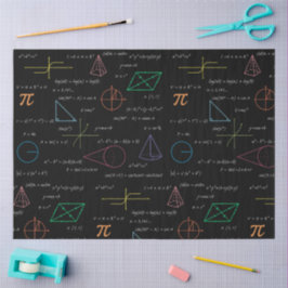 Papel De Seda Equações Matemáticas Coloridas Fórmulas Matemática