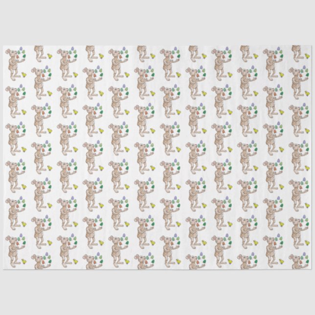 Papel De Seda Equilibrista Coelho de Páscoa (Frente )