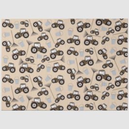 Papel De Seda Equipamento de Fazenda de Padrões de Trator